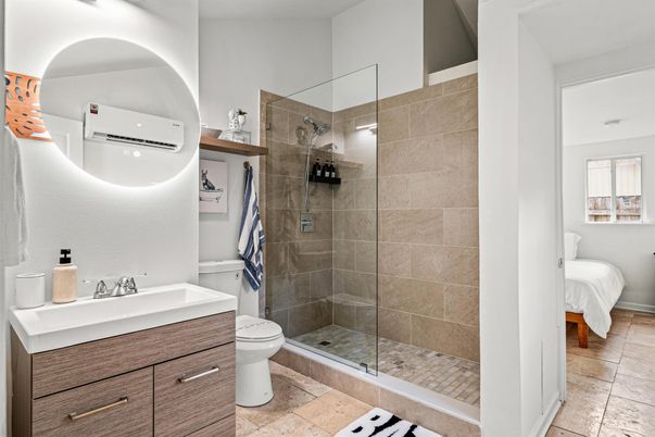 Bathroom, Glass Shower, Interior