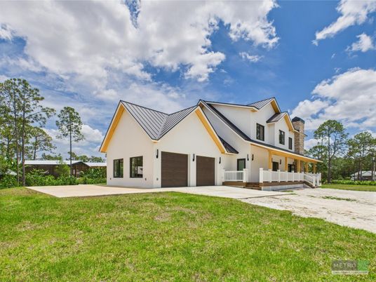 Attached, Backyard, Exterior, Facade, Farmhouse