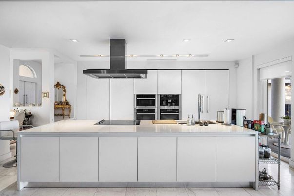 Interior, Kitchen, Recessed Lighting, Stainless Steel Appliances