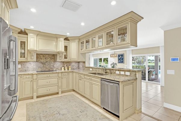 Interior, Kitchen, Recessed Lighting, Stainless Steel Appliances
