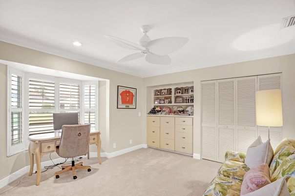 Home Office, Interior, Recessed Lighting