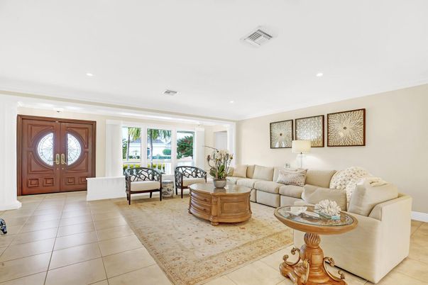 Interior, Living room, Recessed Lighting