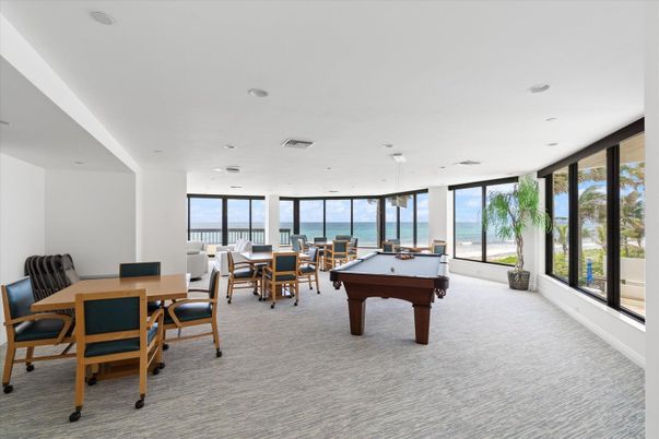 Billiard Table, Dining room, Game Room, Interior, Pendant Lights, Recessed Lighting