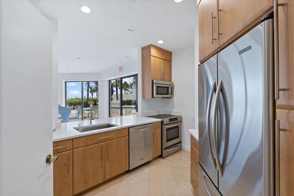 Interior, Kitchen, Recessed Lighting, Stainless Steel Appliances