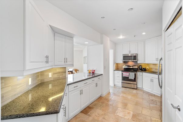 Interior, Kitchen, Recessed Lighting, Stainless Steel Appliances