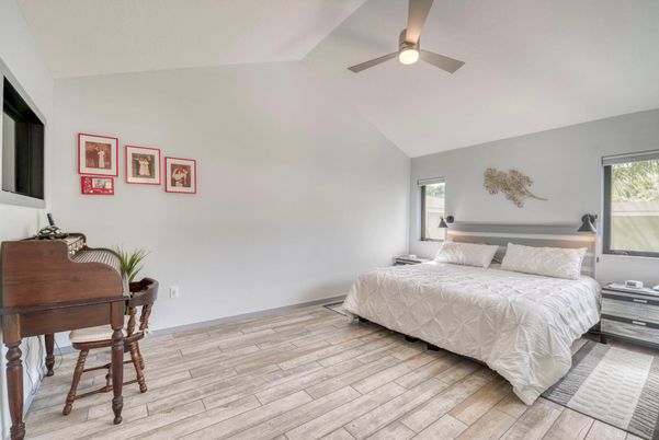 Bedroom, Interior, Wood Texture Flooring