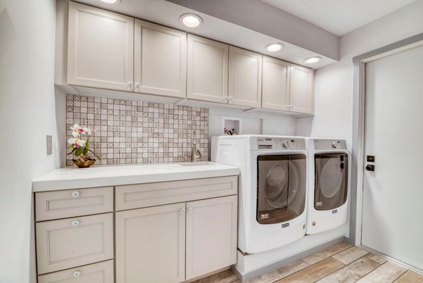 Interior, Recessed Lighting, Washer
