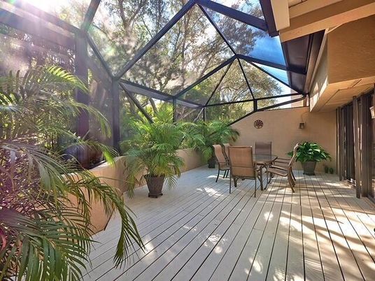 Glass Ceilings, Interior, Sun Room, Wood Texture Flooring
