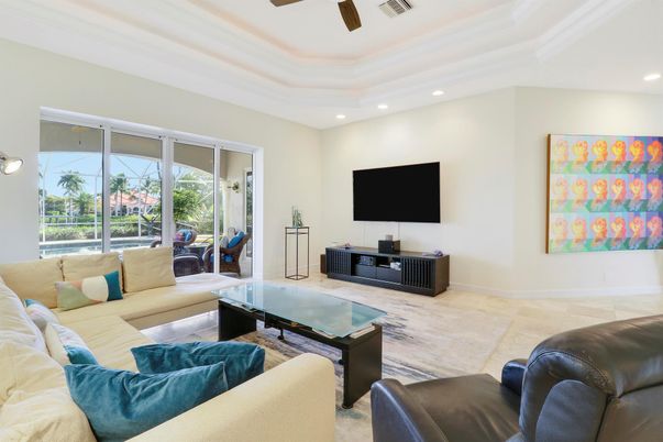 Interior, Living room, Recessed Lighting
