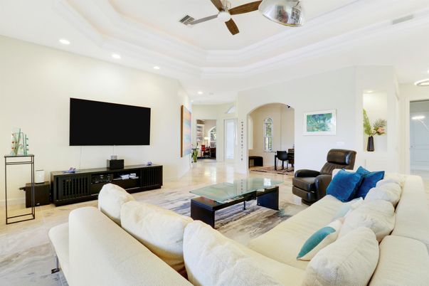 Interior, Living room, Recessed Lighting