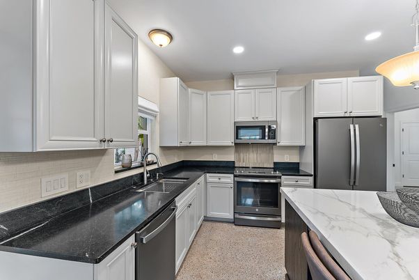 Interior, Kitchen, Recessed Lighting, Stainless Steel Appliances