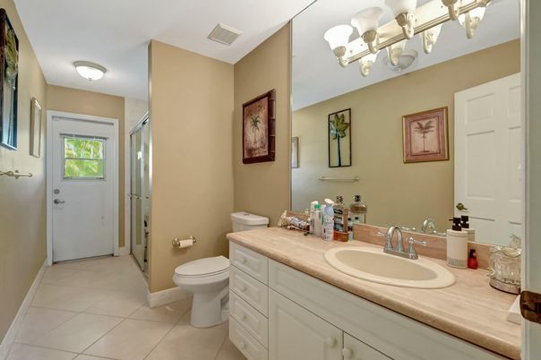 Bathroom, Dual Sink Vanities, Glass Shower, Interior