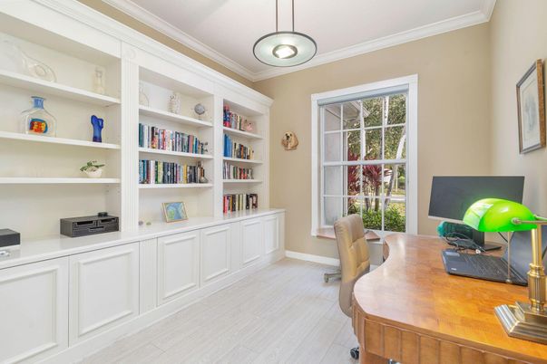 Home Office, Interior, Wood Texture Flooring