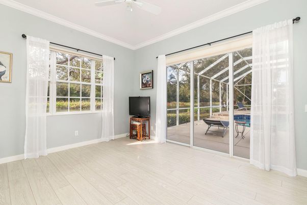 Interior, Sun Room, Wood Texture Flooring
