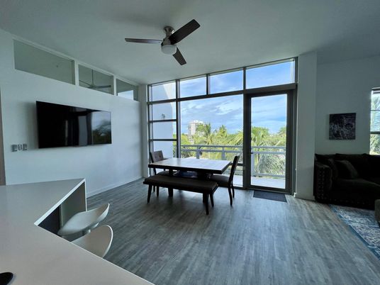 Dining room, Interior, Wood Texture Flooring