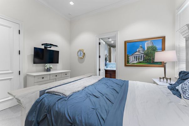 Bedroom, Interior, Recessed Lighting