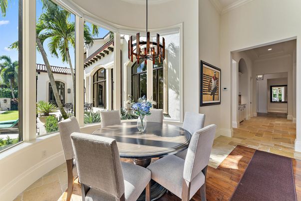 Chandelier, Dining room, Interior, Pendant Lights, Wood Texture Flooring