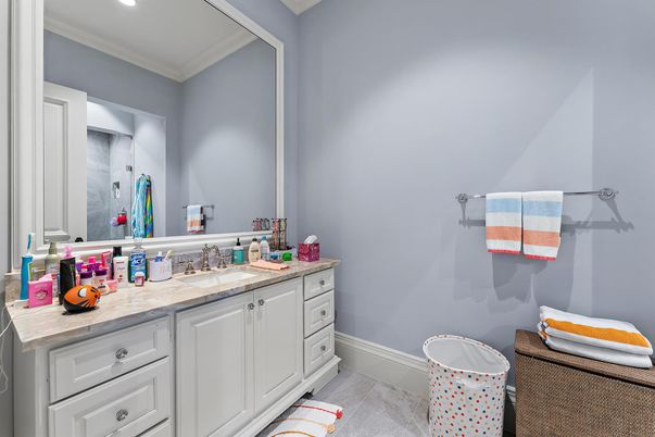 Bathroom, Interior, Recessed Lighting