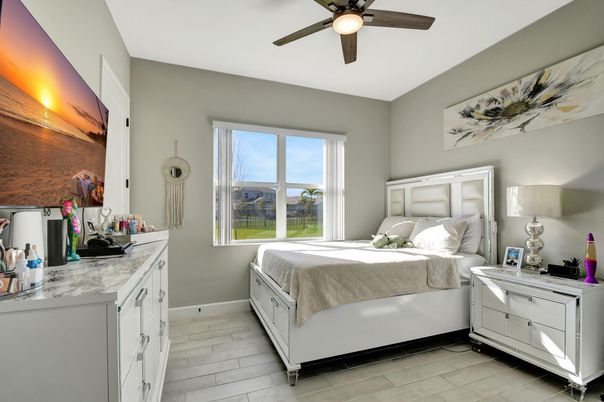 Bedroom, Interior, Wood Texture Flooring