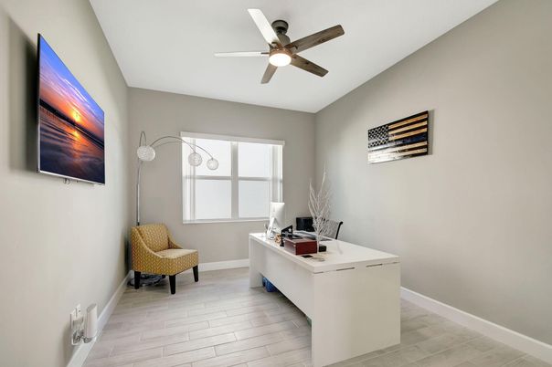 Home Office, Interior, Wood Texture Flooring