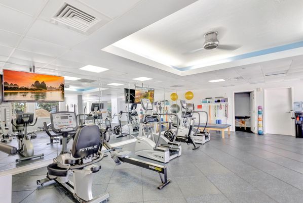 Fitness Equipment, Gym, Interior, Recessed Lighting