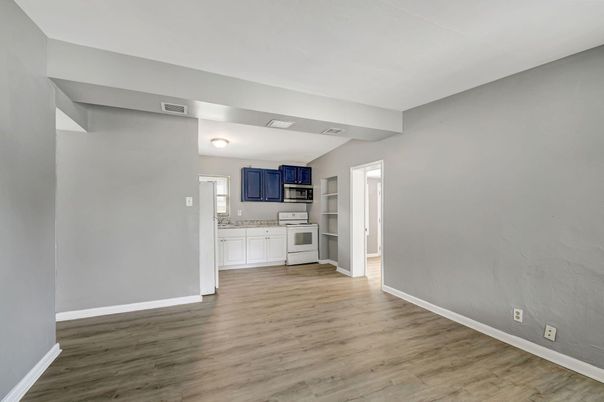 Empty room, Interior, Kitchen, Wood Texture Flooring