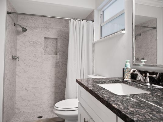 Bathroom, Interior, Marble Walls