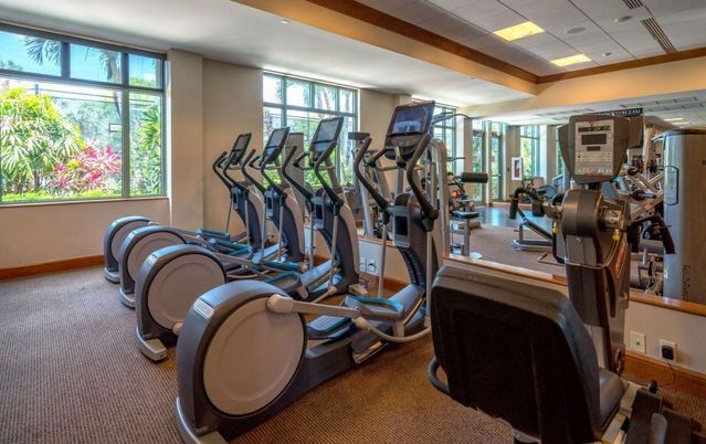 Fitness Equipment, Gym, Interior, Recessed Lighting
