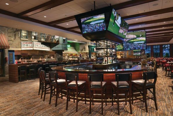 Interior, Recessed Lighting, Stone Walls