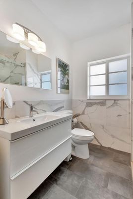 Bathroom, Interior, Marble Walls