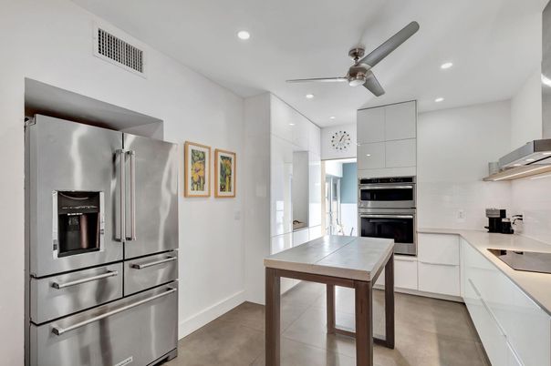 Interior, Kitchen, Recessed Lighting, Stainless Steel Appliances