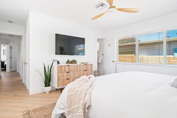 Bedroom, Interior, Wood Texture Flooring
