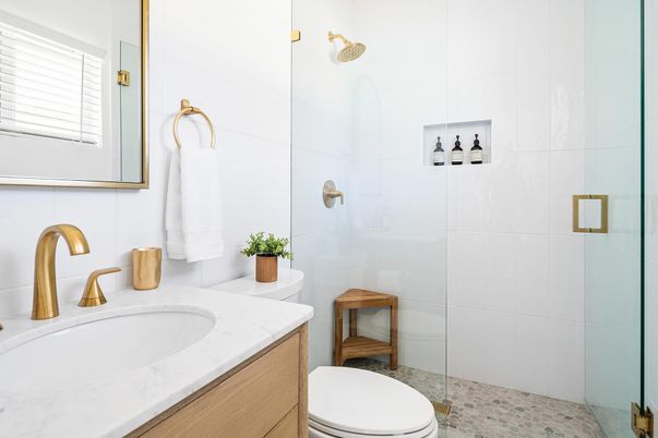 Bathroom, Glass Shower, Interior