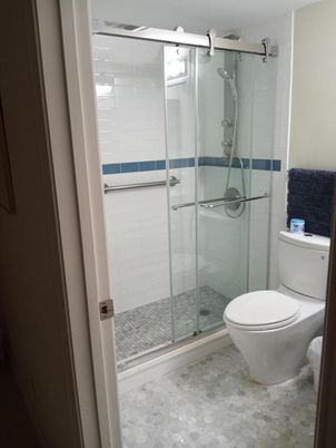 Bathroom, Glass Shower, Interior