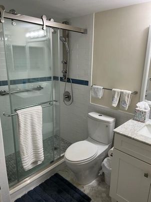 Bathroom, Glass Shower, Interior