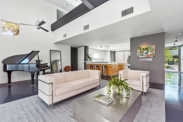Interior, Kitchen, Living room, Piano, Recessed Lighting