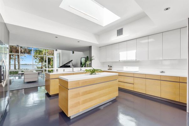 Interior, Kitchen, Living room, Recessed Lighting, Water