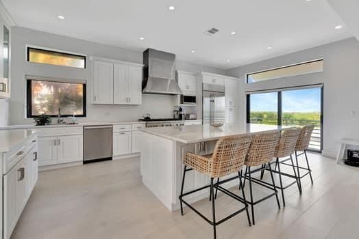 Interior, Kitchen, Recessed Lighting, Stainless Steel Appliances