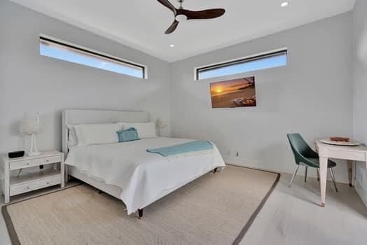 Bedroom, Home Office, Interior, Recessed Lighting