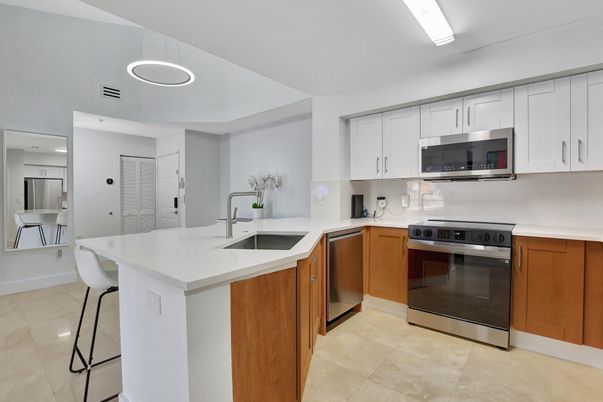 Interior, Kitchen, Pendant Lights, Stainless Steel Appliances