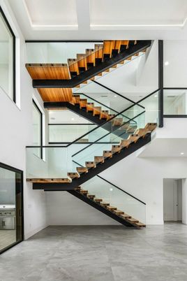 Interior, Marble, Recessed Lighting, Wooden Beams, Wooden Ceilings