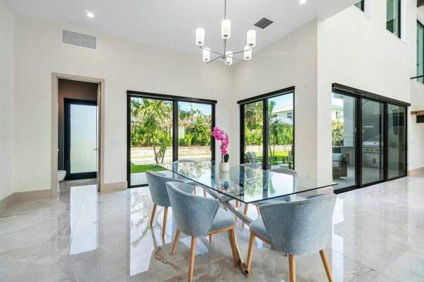 Chandelier, Dining room, Interior, Recessed Lighting
