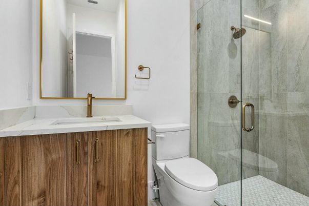 Bathroom, Glass Shower, Interior