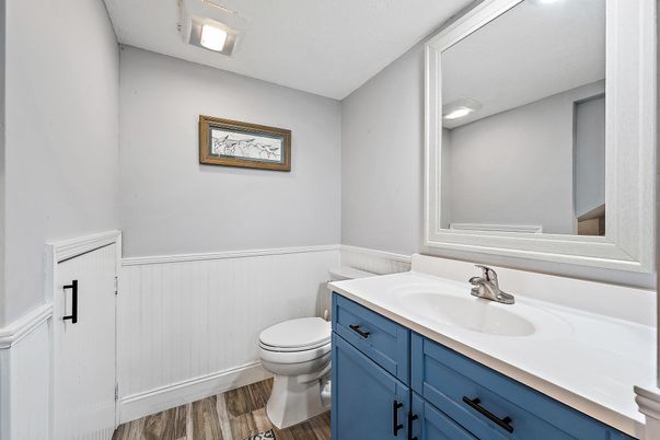 Bathroom, Interior, Wood Texture Flooring
