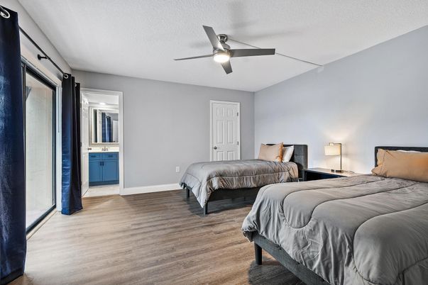 Bedroom, Interior, Wood Texture Flooring