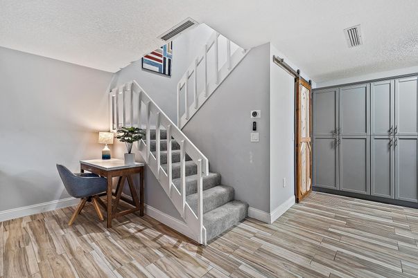 Home Office, Interior, Wood Texture Flooring