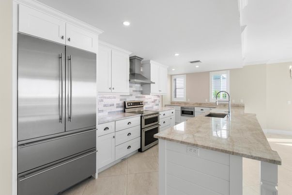 Interior, Kitchen, Recessed Lighting, Stainless Steel Appliances
