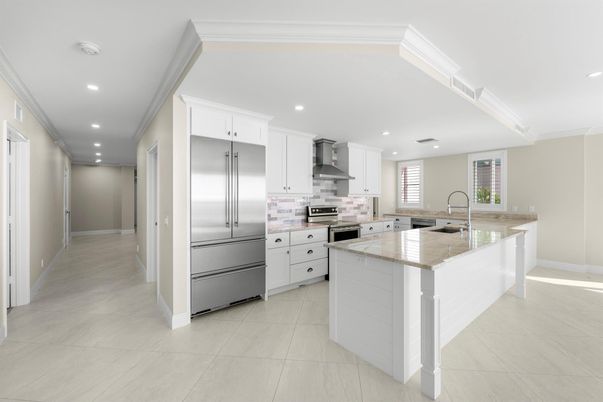 Interior, Kitchen, Recessed Lighting, Stainless Steel Appliances