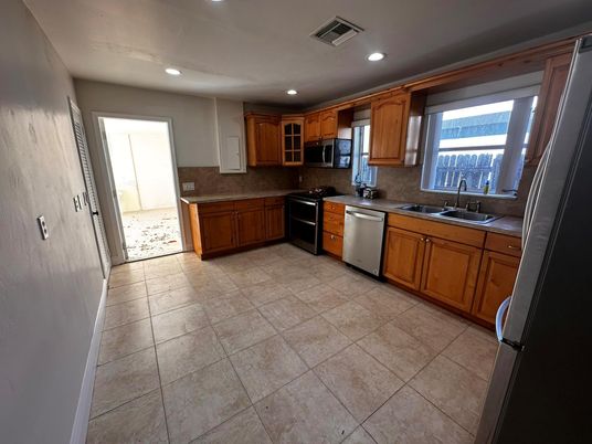 Interior, Kitchen, Recessed Lighting, Stainless Steel Appliances