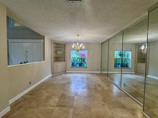 Chandelier, Empty room, Interior